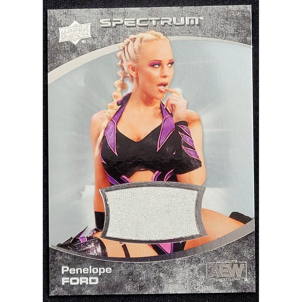 2021 UPPER‎ DECK AEW SPECTRUM PENELOPE FORD WHITE RELIC ALL ELITE WRESTLING